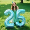 40 Inch Number 5 Balloon Jumbo Dark Blue Digit Foil