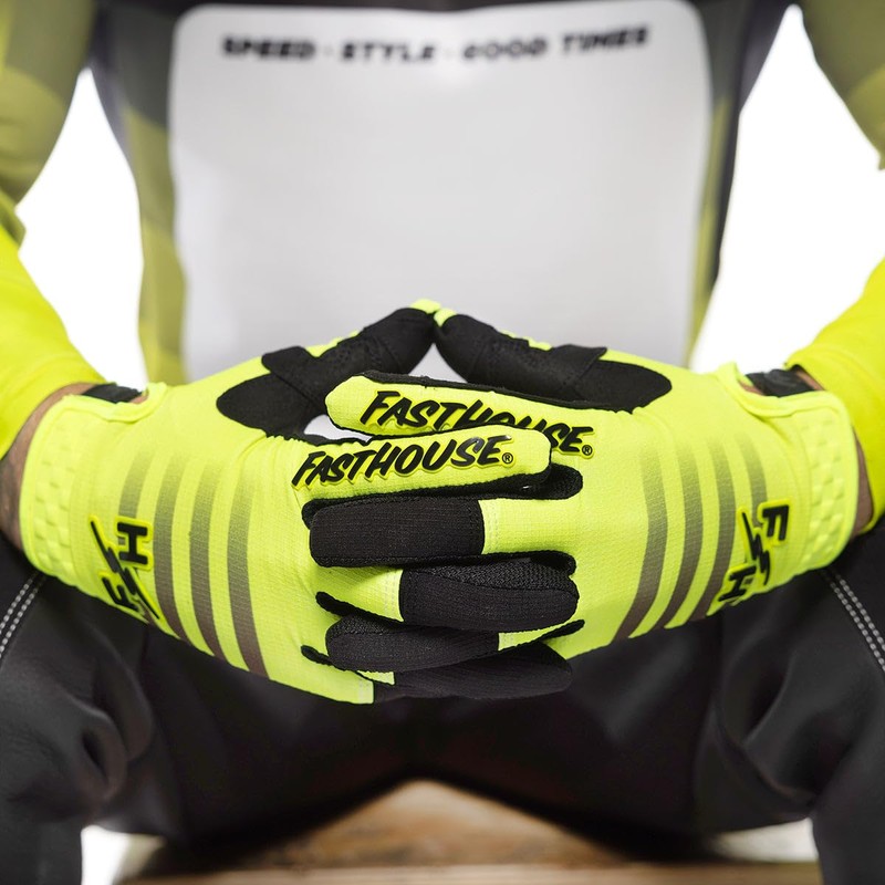 FASTHOUSE Elrod Hypersonic Glove (High-Viz, Medium)