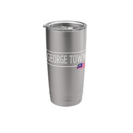 George Town Malaysia Country Family Trip Travel Men Women Stainless Steel Insulated Tumbler