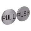 C.R. LAURENCE RPP2PS CRL Polished Stainless 2" Round Push/Pull Set