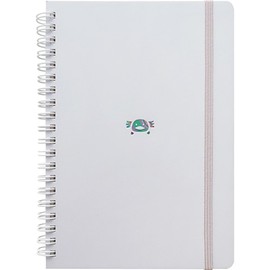 Elkcomune Matka PNB-006 Ring Notebook, B6, Squared, One Point, Wooper-Purper