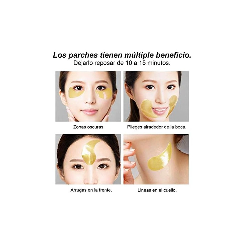 LANBENA Parches De Ojos Original Elimina Ojeras Bolsas Lanbena (Perla