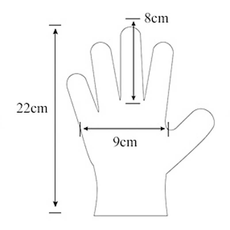 [LeTradeJP] Black Gloves Set of 3, Unisex, Suitable for Hospitality,