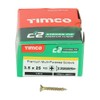 TIMCO C2 Strong-Fix Multi-Purpose Premium Countersunk Gold Woodscrews - 3.5