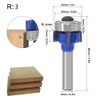 4-Tooth Round Edging Milling Cutter 8mm / 0.3in Router Bit