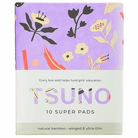 Tsuno Natural Bamboo Pads Super, 10 Pack