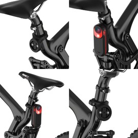 HUAYUWA Bike Seat Post Quarter Turn Mount Tail Light Holder Compatible with Garmin Varia Rearview Radar RTL510 RTL515 RVR315 Edge 130 530 830 1030 1040 - Fit 25.4mm 28.6mm 31.4mm Bars Seat Bow