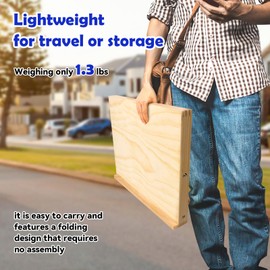 DRAWLEX Tabletop Easel - Easel for Painting, Adjustable Angle Art Easels for Painting, Art Supplies Gift for Christmas Birthday for Adults Student Artist, 13 4/5 Inches by 11 2/5 Inches