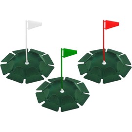 WADY Golf Putting Cup 3-Pack, Golf Putting Cup All-Direction Golf Practice Hole Golf Putting Cup Indoor Golf Practice Hole Cup Practice Cup aid Green