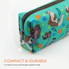 Otters Pencil Case Canvas Pen Bag Pouch Cute Stationary Case