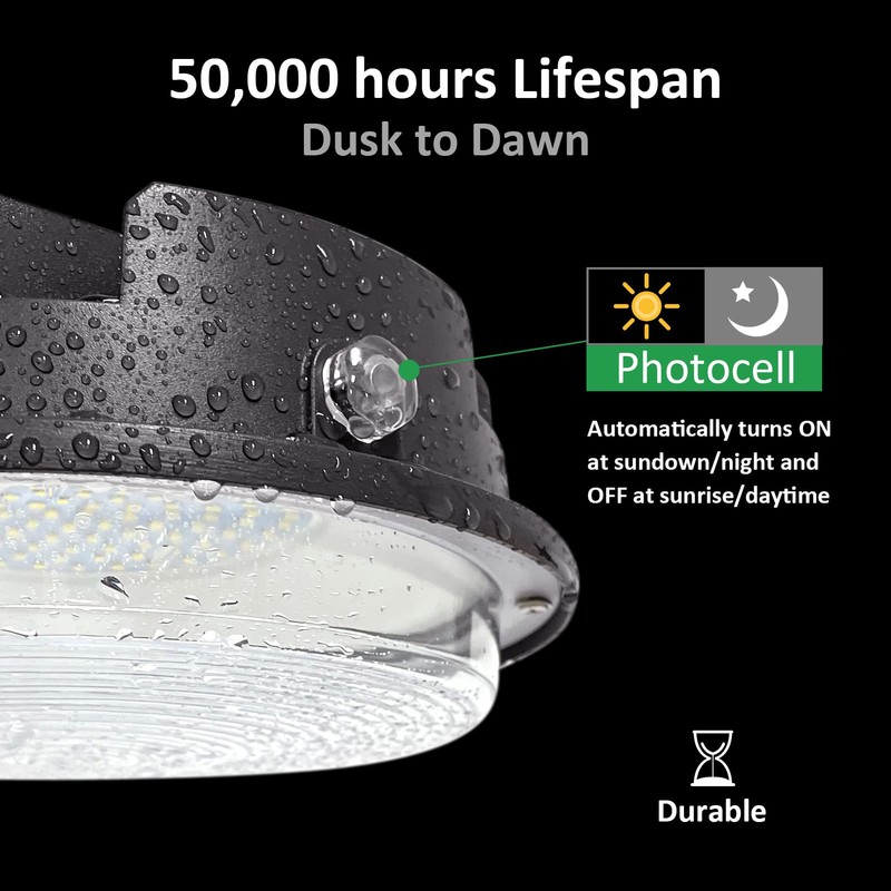 SZGMJIA LED Barn Light, 2Pack Dusk to Dawn Yard Outdoor