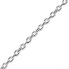 EYS Jewelry Women's chain 25 x 16 mm Oxidized 925