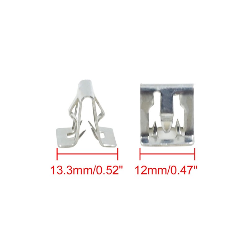 sourcing map Dashboard Holder Console Instrument Panel Metal Clips 12