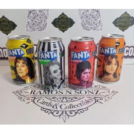 Fanta Beetlejuice Fanta NEW LIMITED EDITION, Apple/Orange/ Strawberry/ Pineapple 4SET