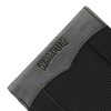 Wampum Mens Genuine Leather Classic Coin Purse with Box, Black
