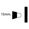 KREUL 46219 – Frosted Acrylic Marker with Chisel Tip, XXL,