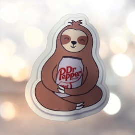 Dr Pepper And Sloth Sticker