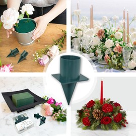 Floral Taper Candle Holder 6 Pcs by LifeStyle Channel