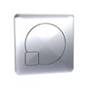 nuie MDPB01 Modern Bathroom Dual Flush Square Push Button for