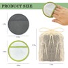 Chloven Reusable Cotton Rounds 16 Pack - Machine Washable Bamboo