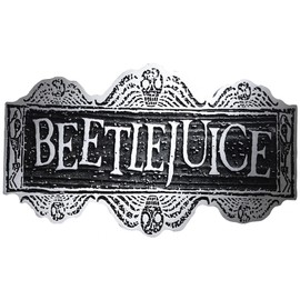 Rubies Beetlejuice: Beetlejuice Wall Art Sign for Adults, Unisex All