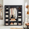 SONGMICS Closet Wardrobe, Portable Closet for Bedroom, Clothes Rail with