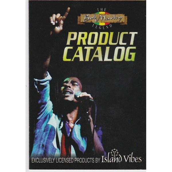 1995 BOB MARLEY THE LEGEND PRODUCT CATALOG COLLECTIBLE INSERT