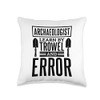 Archaeologist Learn By Trowel And Error, Archaelogist Throw Pillow