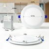 KUCSPP 2 Pack 6 Inch Ultra-Thin LED Recessed Ceiling Light