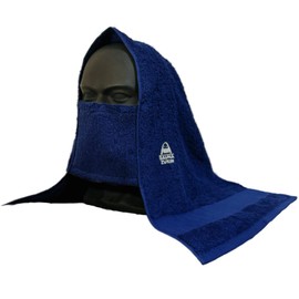 Sauna Hat, Sauna Hat, Senshu Towel, Designed by Sauna & Spa Advisor, Sauna Hat, Reduces Head & Mouth Heat, Washable Body, Perfect for Sauna (Navy)