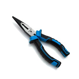 Needle Nose Pliers, mshandto 8" Long Nose Pliers for Wire Bending, High Carbon Steel Needle Nose Plier, Serrated Jaw Pliers for Jewelry Making, Electronics Repair, Object Grasping, Craft Making