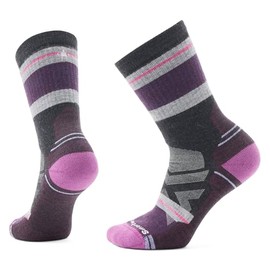 Smartwool Womens Hike Full Cushion Saturnsphere Crew Socks Charcoal Medium