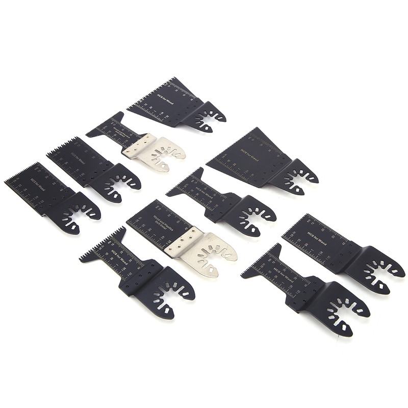 10Pcs Universal Saw Blade Oscillating Multi Tool High Carbon Steel