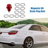 A ABSOPRO Magnetic Oil Drain Plug Bolt M12x1.5 Metal Red
