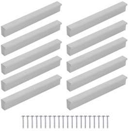 Meblando Furniture Handles, 10-Piece Set, Universal Cabinet Handles, Width 96 mm, Length 115 mm, Handles for Kitchen Cabinets, Handles Furniture, High-Quality Kitchen Door Handles, Drawer Handles