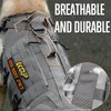 No Pull Dog Harness - Tactical Breathable Mesh Vest for
