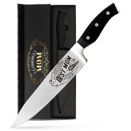 CUTLINX Birthday Gifts for Mom from Daughter Son Kids - Mothers day Gifts Ideas - Cooking Gifts for Best Mom Ever - Kitchen Chef Knife Gift Set