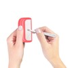 Tweezerfile Tweezer Sharpener & Tweezer Set (Coral Red)