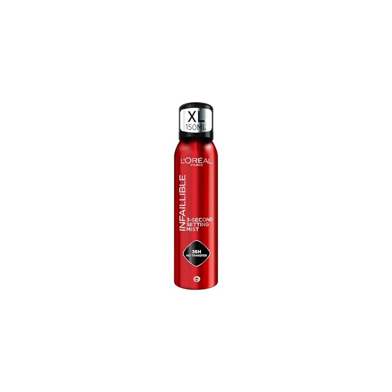 L'Oréal Paris Infallible Setting Mist Fijador de maquillaje, Jumbo 150
