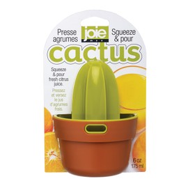 Joie Cactus Squeeze and Pour Juicer, 6oz – Easy-to-Use Citrus Juicer for Fresh Juice, Fun Cactus Design, Durable & Compact for Kitchen or Travel