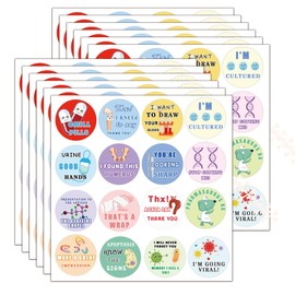 1.5 Inch Nursing Stickers Funny Pun Nurse Stickers Medical Themed Decals Nursing Student Stickers - Nurse Essential Workers Appreciation Sticker for Water Bottles Nurses Week Supplies 240 Pcs