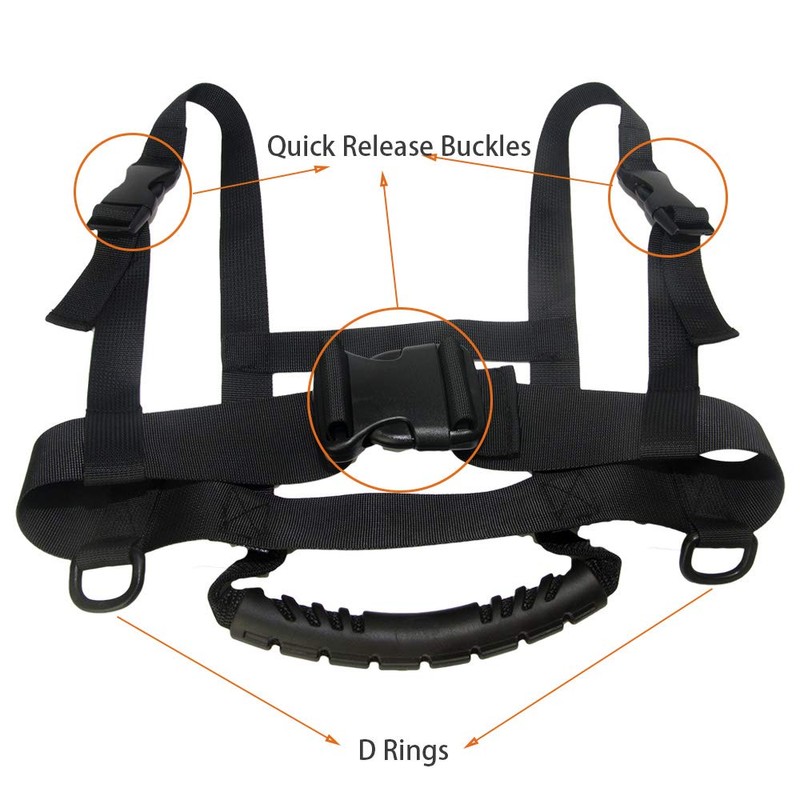 ZipSeven Kids Ski Harness Heavy Duty Ski Shoulder Training Harness