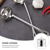PRETYZOOM 2pcs Slotted Spoon and Soup Ladle Set, Long Handle
