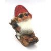 geschenke-trolle.de Ny Form Norway Leprechaun on Sleigh Christmas Figurine