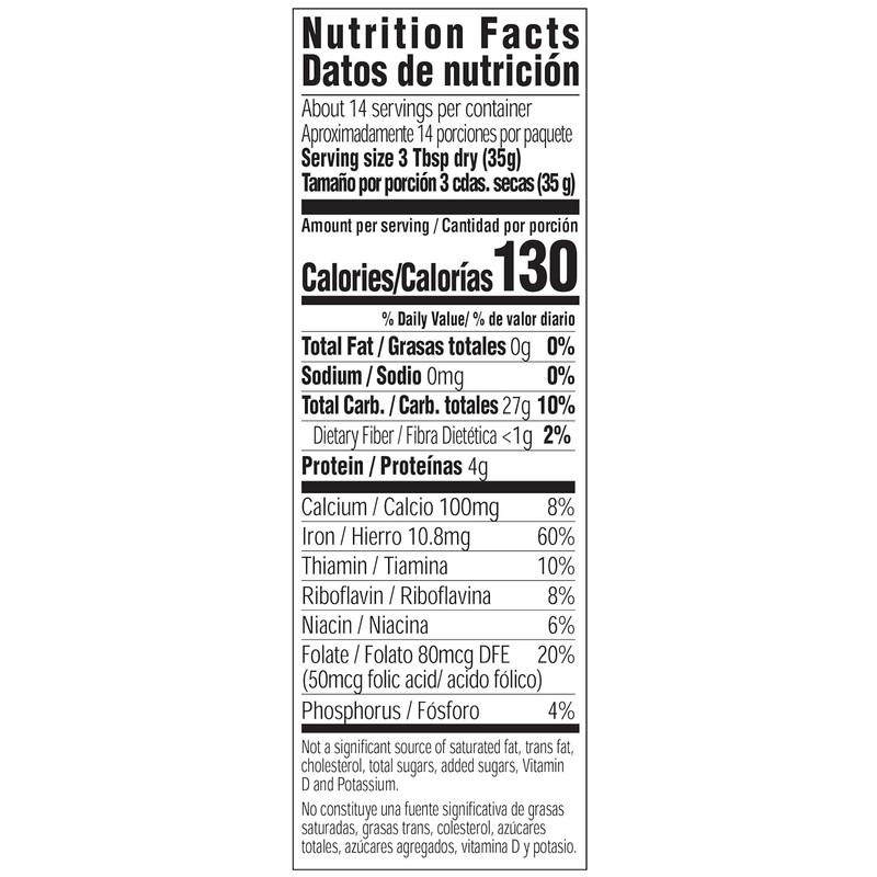 Malt-O-Meal Farina Original Breakfast Cereal, Quick Cooking, 18 oz Box