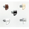 5mm Plastic Shelf Support with Steel Pin, Clear - 25