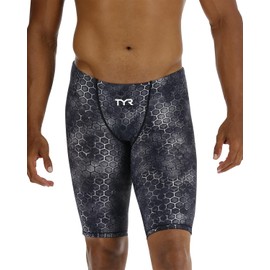 TYR Men's Akurra Thresher Jammer-U12 Compliant Black