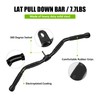 DYNASQUARE Lat Pulldown Attachments Combo, Curl Pulldown Bar with 360°