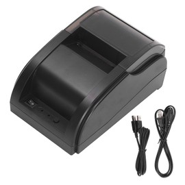 Restaurant POS Thermal Printer Automatic Cutting Bluetooth USB Thermal Receipt Printer 60‑80mm/s US Plug 100‑240V