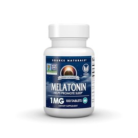 Source Naturals La melatonina, ayuda a promover el sueño* - 1 mg - 100 Tabletas